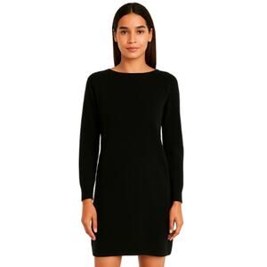 Banana Republic Black Wool Blend Sweater Dress – EUC Size Large